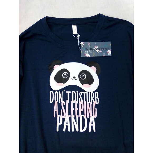 Set of 2 Vopmocld Girl's Cartoon Panda Pajamas Raccoon Long Sleeve Set Size L - Picture 6 of 8